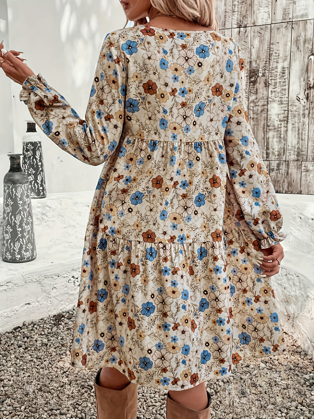 Isadora Elegant Floral Dress