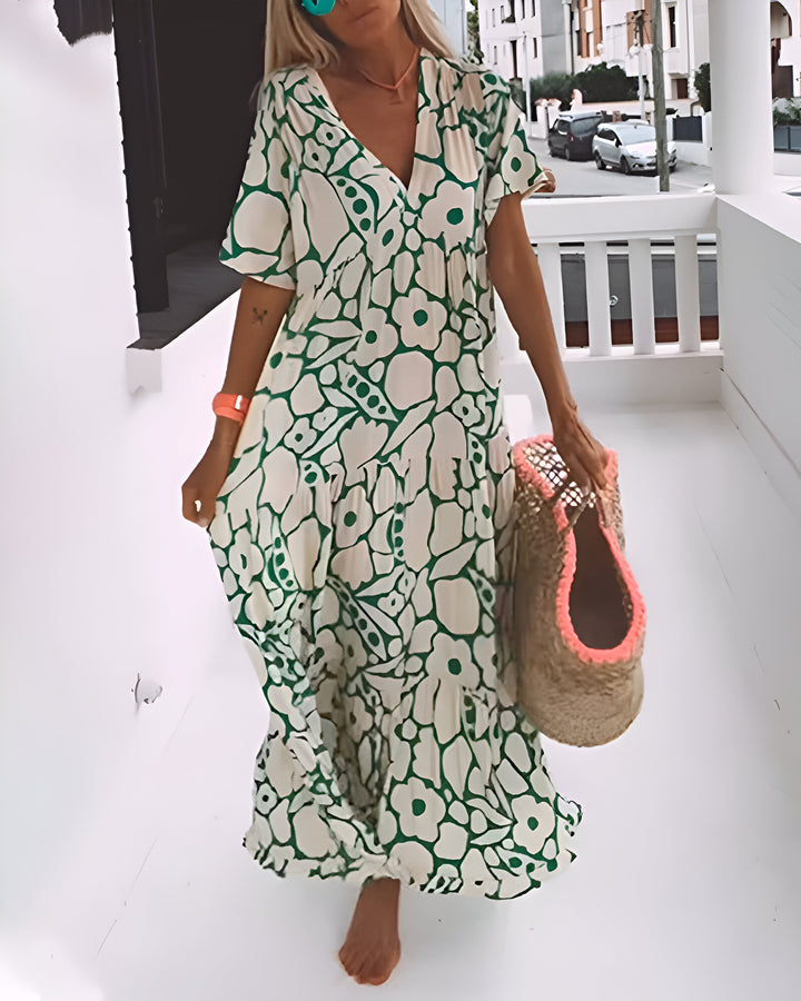 Annabelle Printed Midi Dress