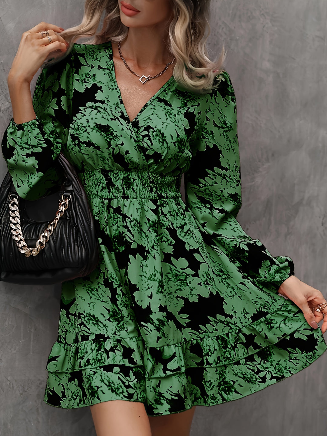 Melora Elegant Floral Dress
