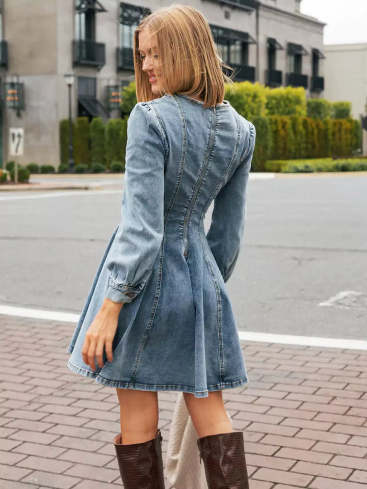 Daisy - Denim Mini Dress