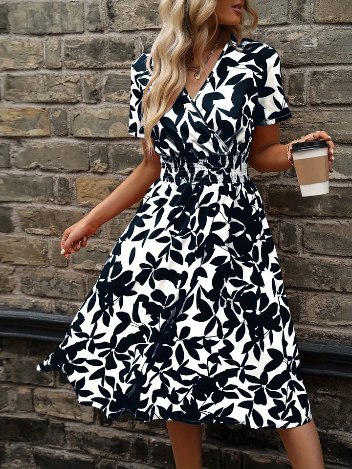 Evelina Floral Midi Dress
