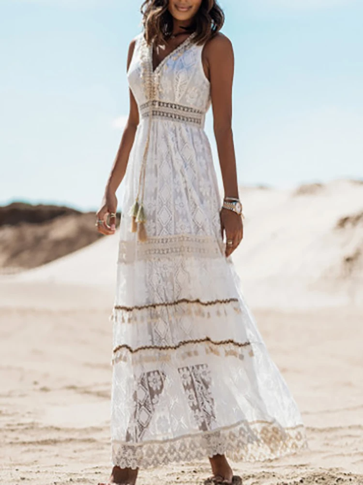SOFIA - Boho Midi Dress