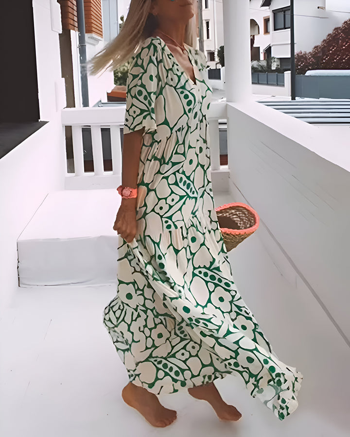 Annabelle Printed Midi Dress