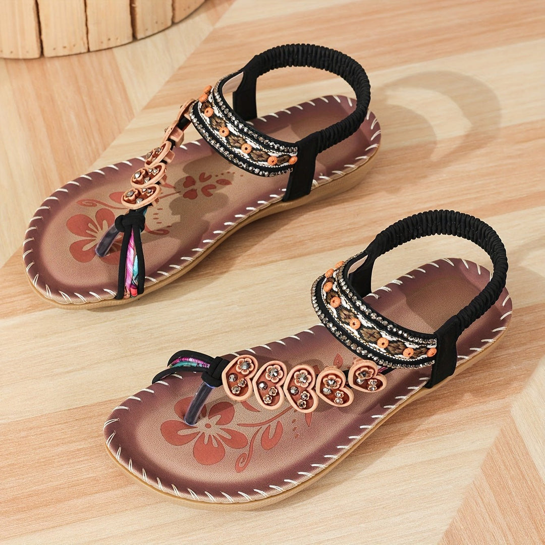 Soleil Beaded Sandals