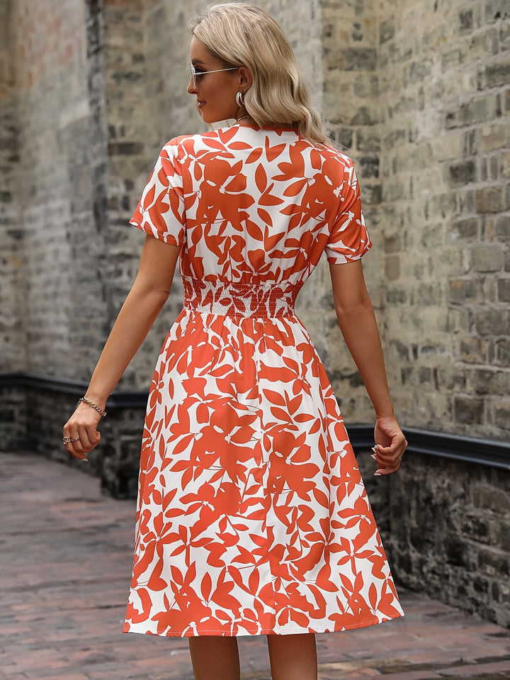 Evelina Floral Midi Dress