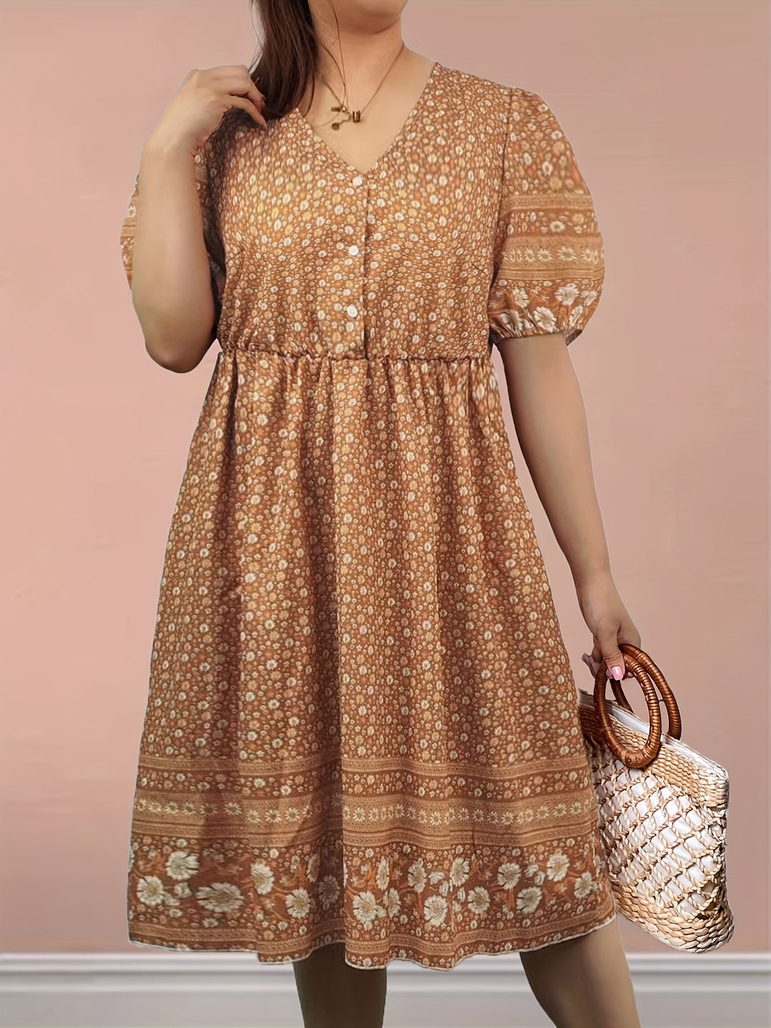 Elodie Peplum Dress