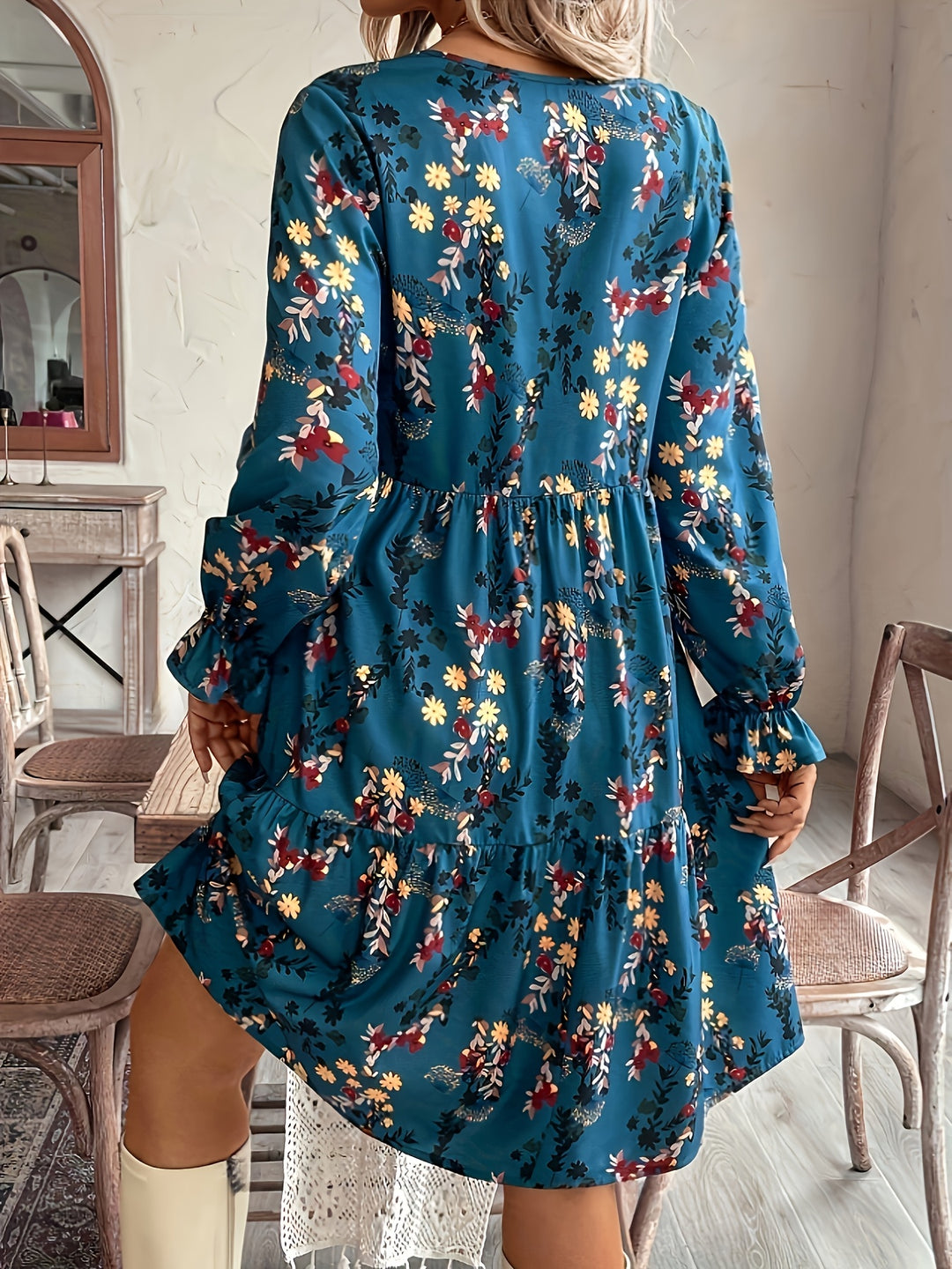 Isadora Elegant Floral Dress