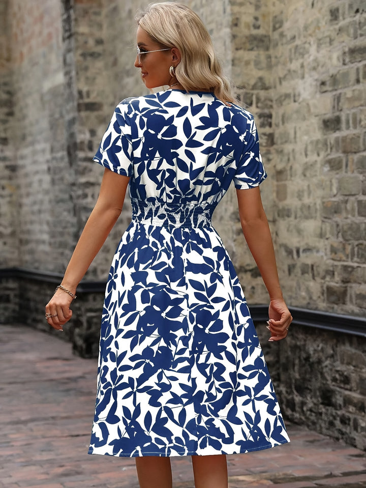 Evelina Floral Midi Dress