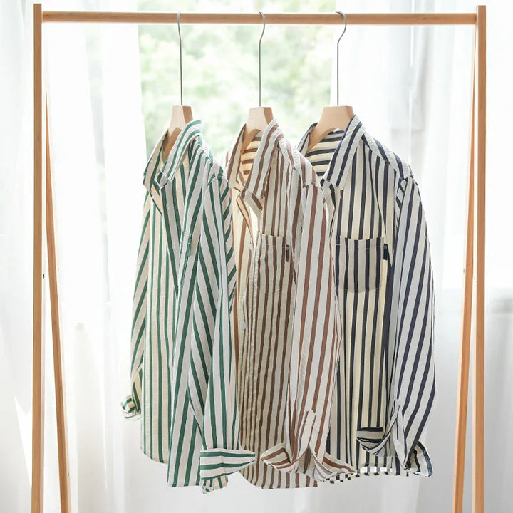 JACK | LINEN SHIRT WITH STRIPES