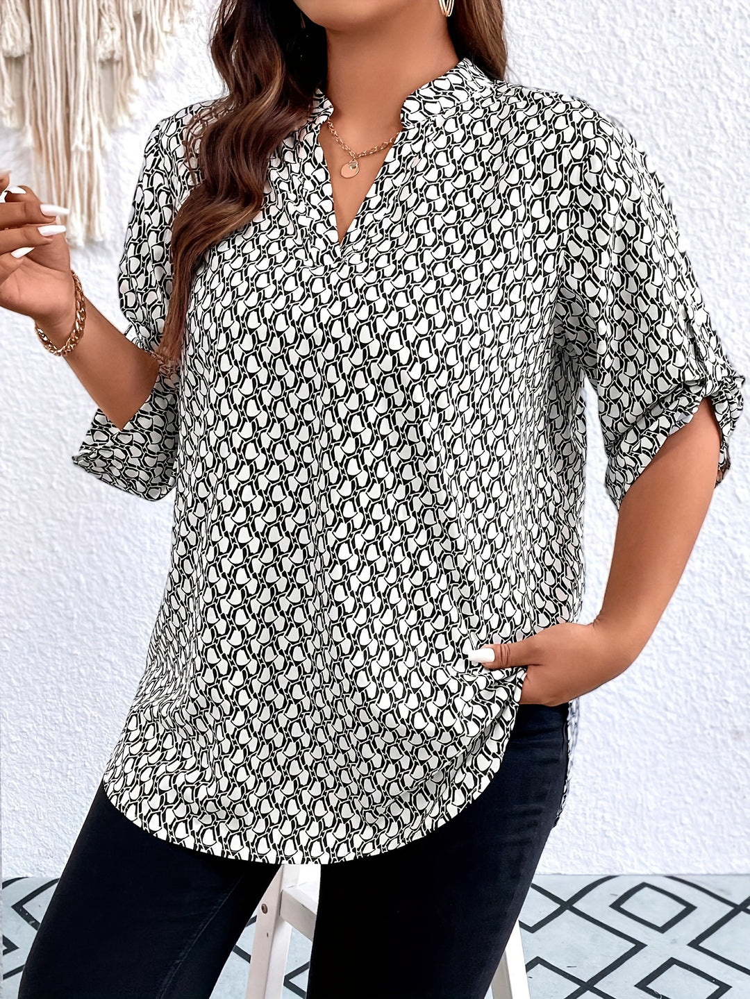 Eliana Printed Blouse