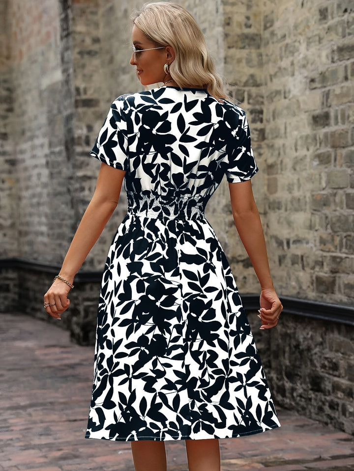 Evelina Floral Midi Dress