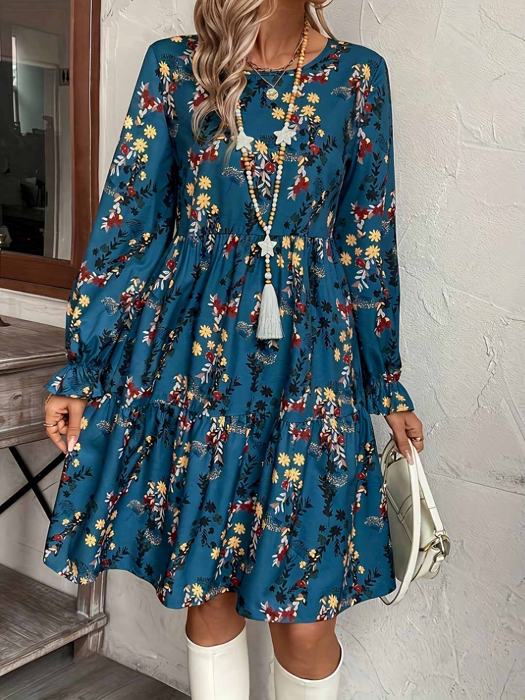 Isadora Elegant Floral Dress