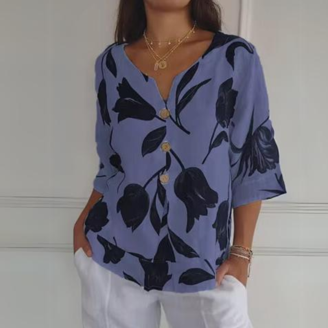 The Liora - Floral Blouse