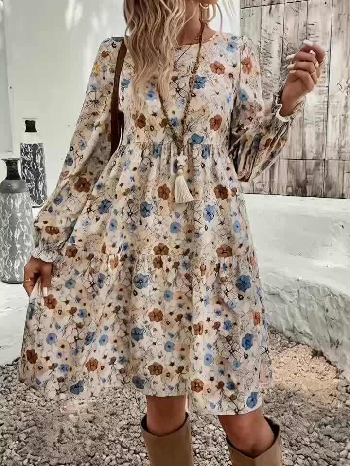 Isadora Elegant Floral Dress