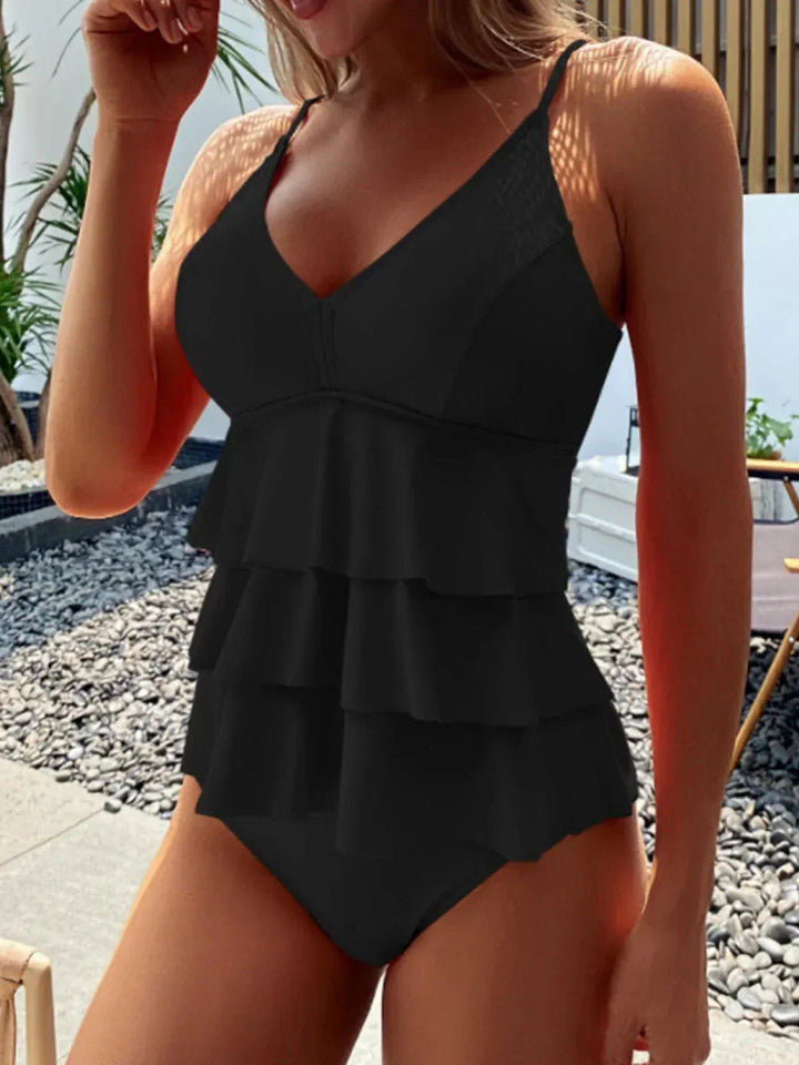 Chic Tummy Coverage Swimsuit