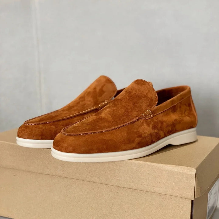 Jovan - Men's suede leather loafers