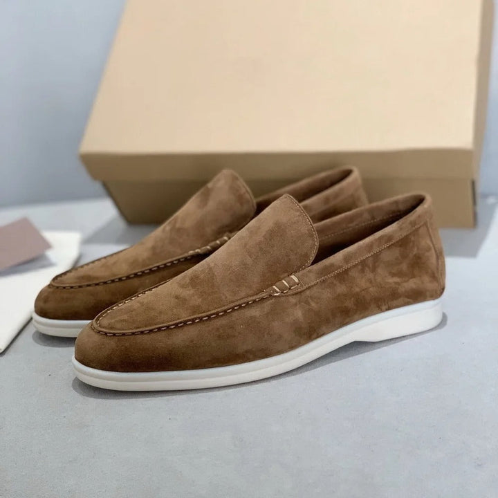 Jovan - Men's suede leather loafers