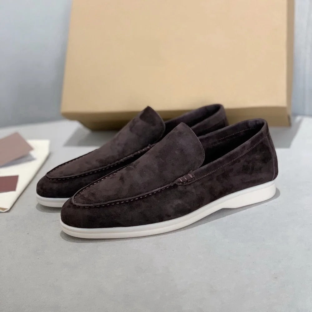 Jovan - Men's suede leather loafers